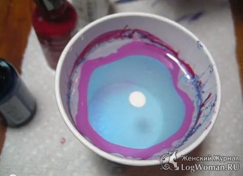 Капаем белым лаком Капаем белым лаком