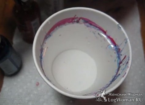 Наливаем теплую воду Наливаем теплую воду