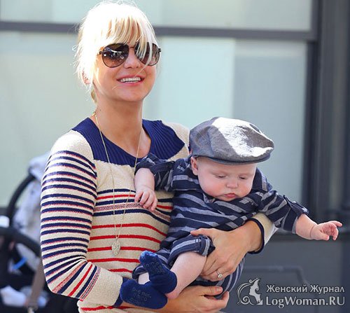 Анне Фарис с ребенком Анне Фарис с ребенком
