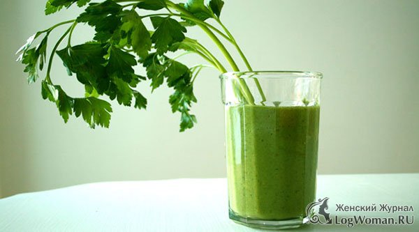 Зеленые коктейли и соки