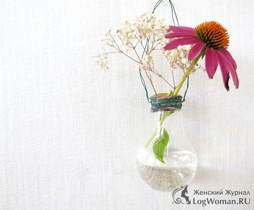 Ваза из лампочки