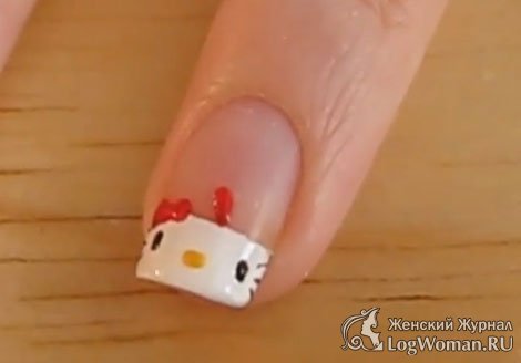 Маникюр для девочек Hello Kitty Маникюр для девочек Hello Kitty