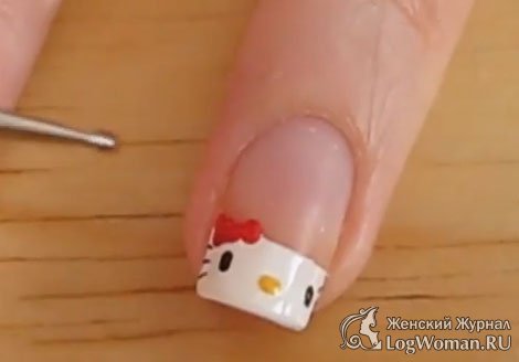 Маникюр для девочек Hello Kitty Маникюр для девочек Hello Kitty