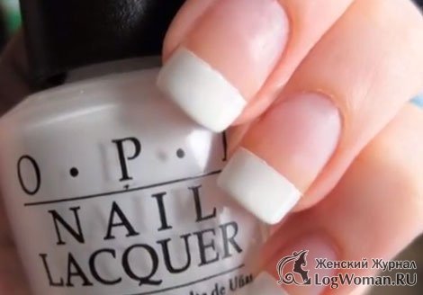 Французский маникюр для девочек Французский маникюр для девочек