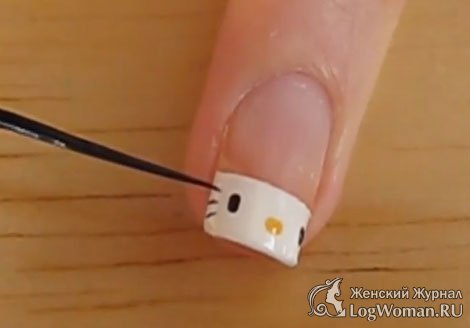 Маникюр для девочек Hello Kitty Маникюр для девочек Hello Kitty