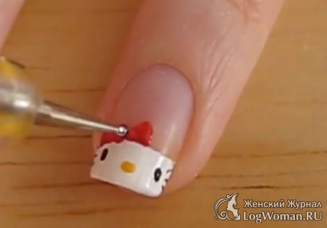 Маникюр для девочек Hello Kitty Маникюр для девочек Hello Kitty