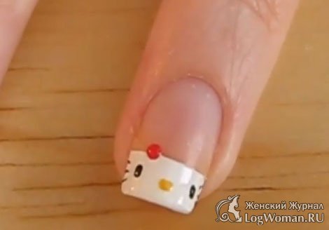 Маникюр для девочек Hello Kitty Маникюр для девочек Hello Kitty