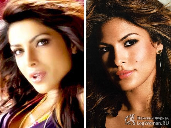 Приянка Чопра и Ева Мендес Приянка Чопра и Ева Мендес