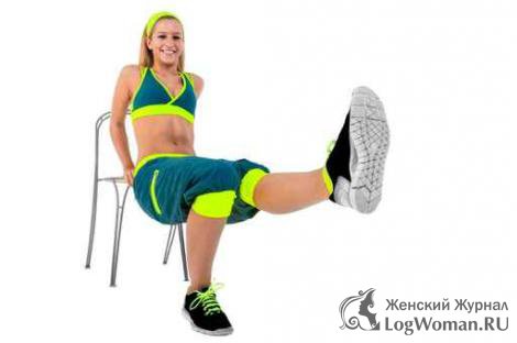 Как сжечь калории с помощью стула Как сжечь калории с помощью стула