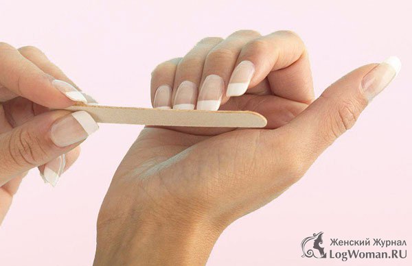 Как подправить форму ногтей