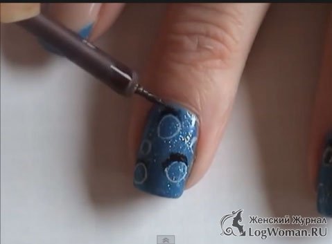 3D пузырьки на ногтях 3D пузырьки на ногтях