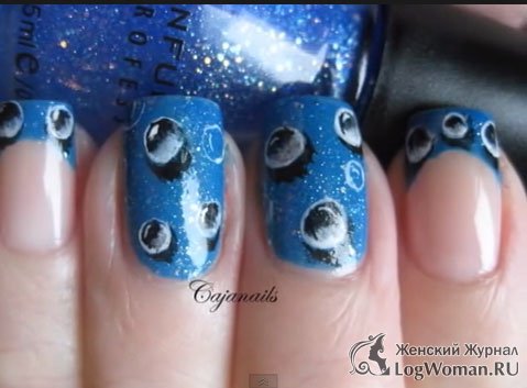 3D пузырьки на ногтях 3D пузырьки на ногтях