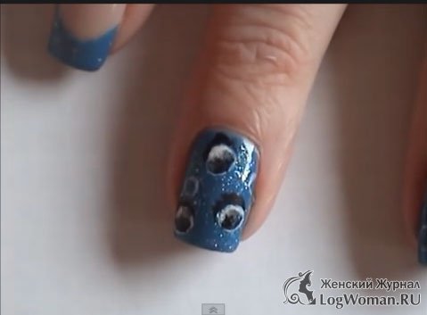 3D пузырьки на ногтях 3D пузырьки на ногтях