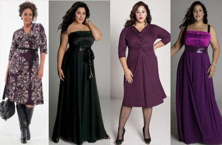 Платье больших размеров Платье больших размеров