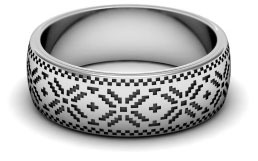 Обручальное кольцо из серебра Обручальное кольцо из серебра