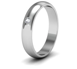 Классическое - Обручальное кольцо из серебра Классическое - Обручальное кольцо из серебра