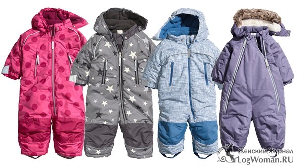Виды детских комбинезонов