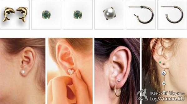 Какие серьги лучше носить после прокалывания ушей? Какие серьги лучше носить после прокалывания ушей?