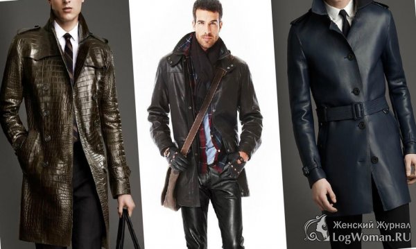 Современный мужской плащ : обзор фасонов и материалов