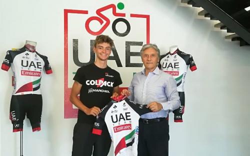 Тадей Погачар, Руй и Иво Оливейра, Кристиан Муньос – гонщики команды UAE-Team Emirates с 2019 года